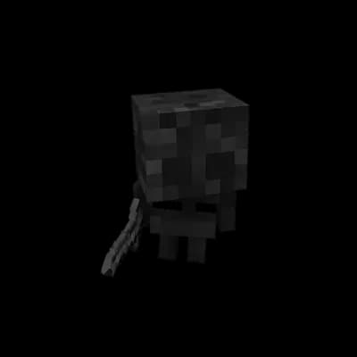 Esqueleto Wither miniatura